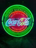 Coca-Cola Thirst Quenching Neon Sign 24"