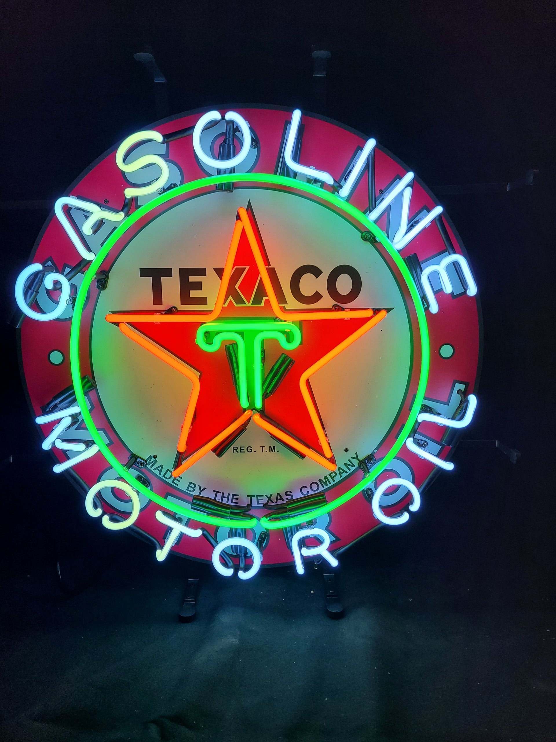 Texaco Logo Neon Sign 24"