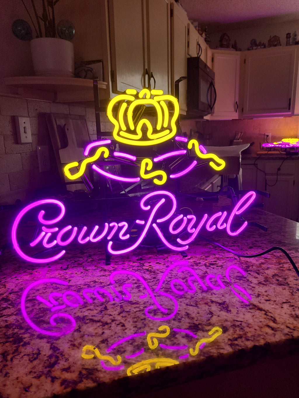 Crown Royal Logo Neon Sign 24"