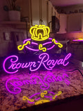 Crown Royal Logo Neon Sign 24"