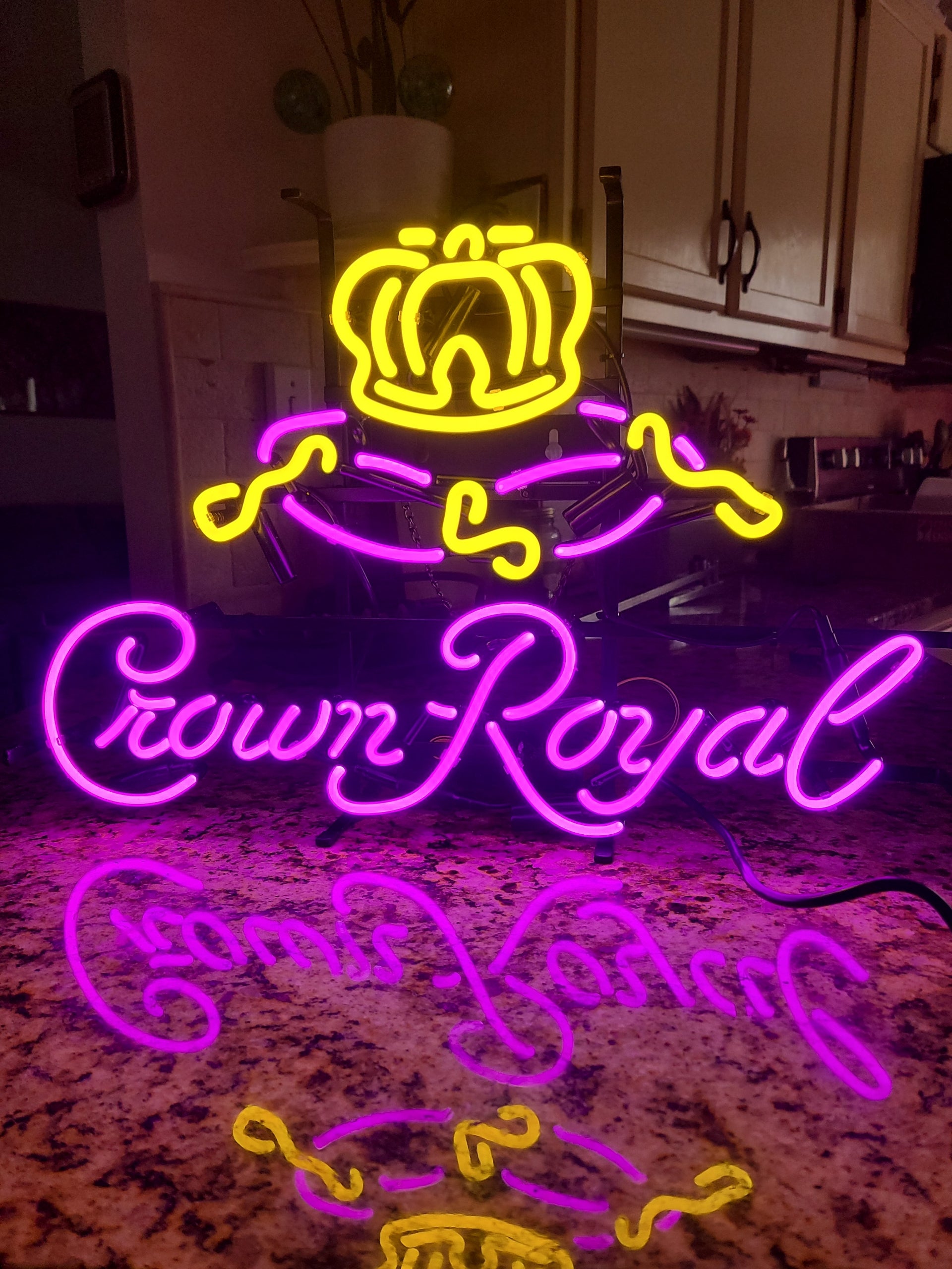 Crown Royal Logo Neon Sign 24"