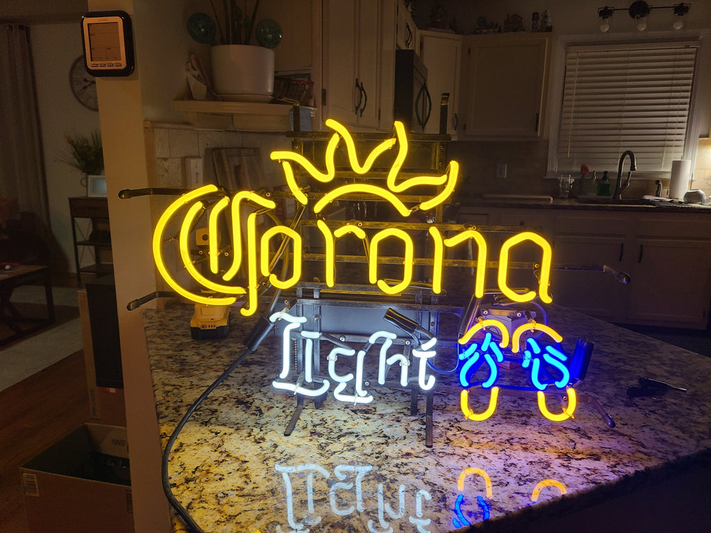 Corona Sandels Neon Sign