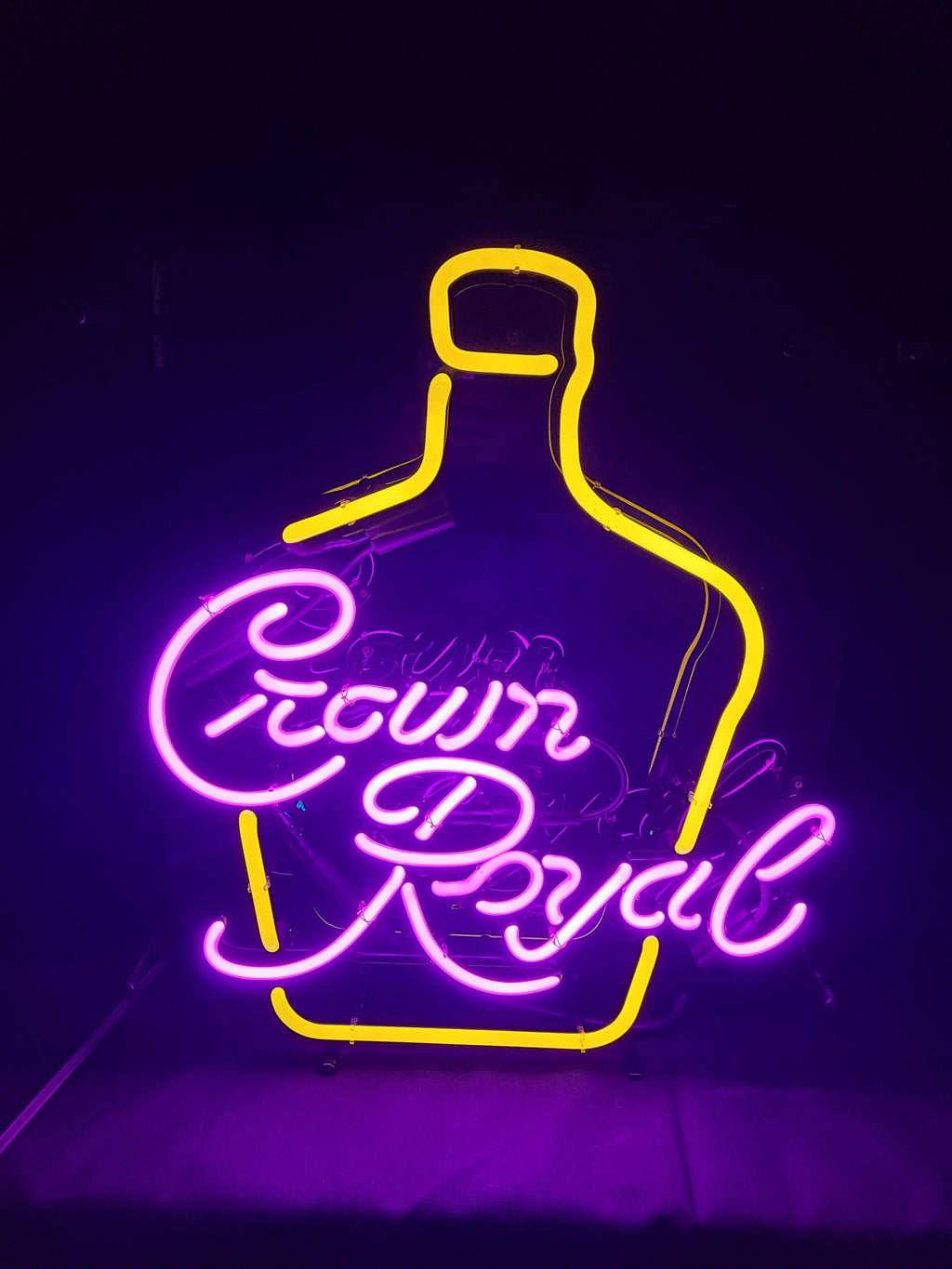 Crown Royal Bottle w/ Back Plate